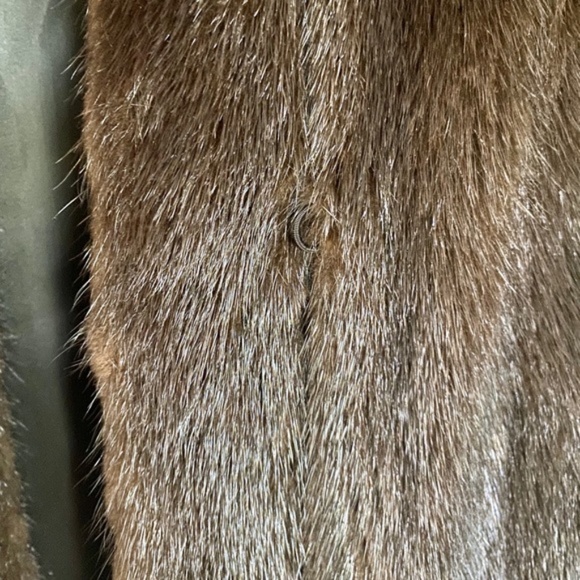 VINTAGE  SAGA ‘Genuine’ Vison (Mink) Long Fur Coat - Picture 6 of 6